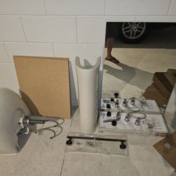 Bathroom console sink and fixtues