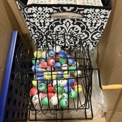 Bingo Machine And Accessories 