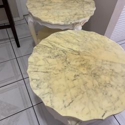 Marble End Table 