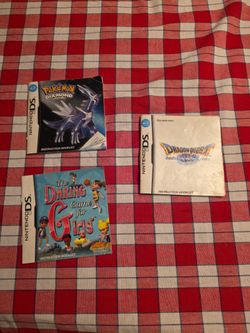 Game manuals Nintendo DS