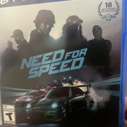 Need For Speed Ps4