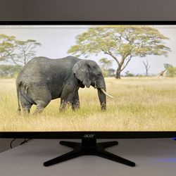 Computer monitor 27”, computer screen. Full HD resolution