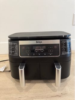USED Ninja Foodi 6 Quart 5-in-1 DualZone Air Fryer - Black (DZ090)