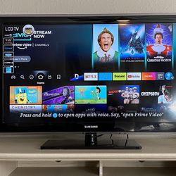 Samsung LN40D550 40” LCD HDTV With Amazon Fire TV Stick