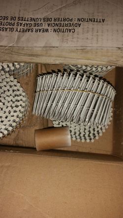 Ring shank coil nails stainless steel