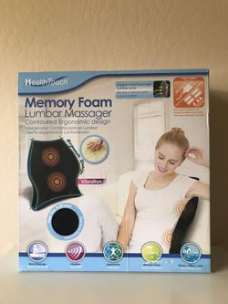 Health Touch Memory Foam Lumbar Massager
