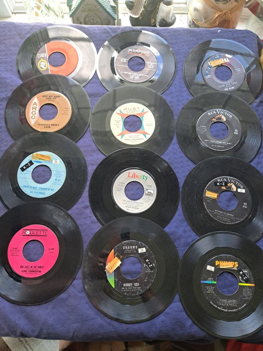 Over 150 45s Records from 50s & 60s