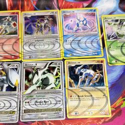 Arceus Lot pokemon cards
