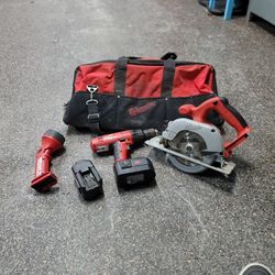 Milwaukee 18v NiCd cordless combo kit