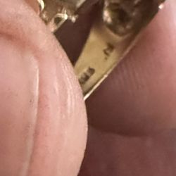 Men’s Solid Gold Ring With Genuine Diamonds 