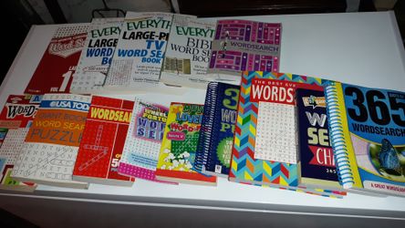 Crossword puzzle book lot 15!!