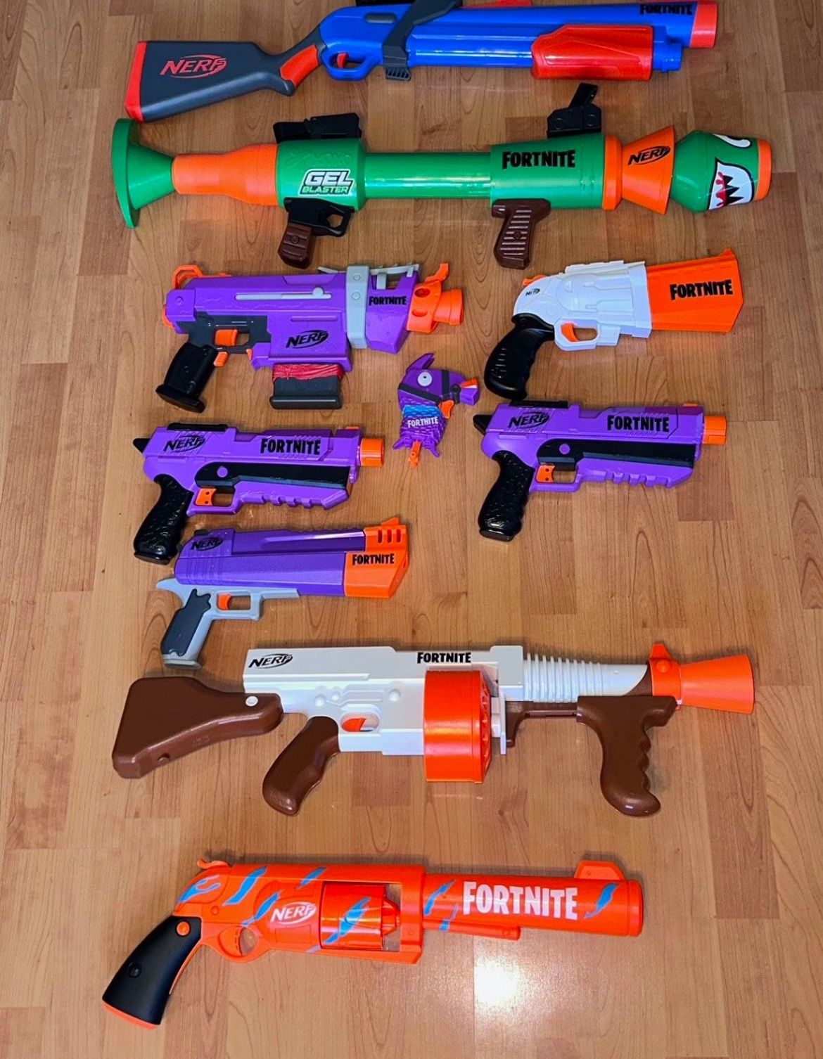 10 Nerf Guns Lot In Excellent Condition Barely Used