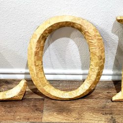 Ugg Print LOL Letters each letter 9.5in x 11.5in 