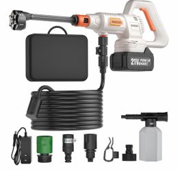 NIB: Cordless Pressure Washer Battery Powered; 1650PSI Brushless Power Washer