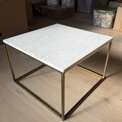 Pottery Barn Coffee Table Marble 
