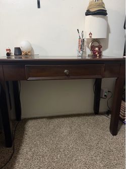 Brown desk