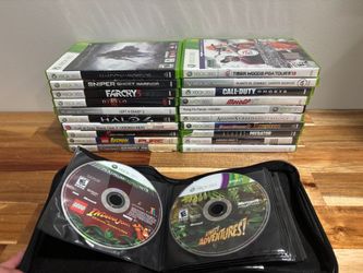 Xbox 360 Game Lot - 31 Games (Call of Duty, Left 4 Dead, Minecraft, Halo, Assassin's Creed, + More)