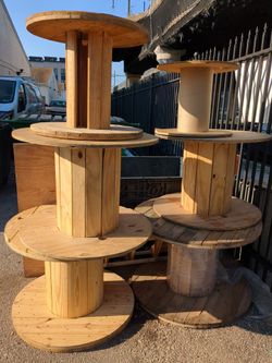 Wooden Spools ALL SIZES ! Wire Wheel spoools