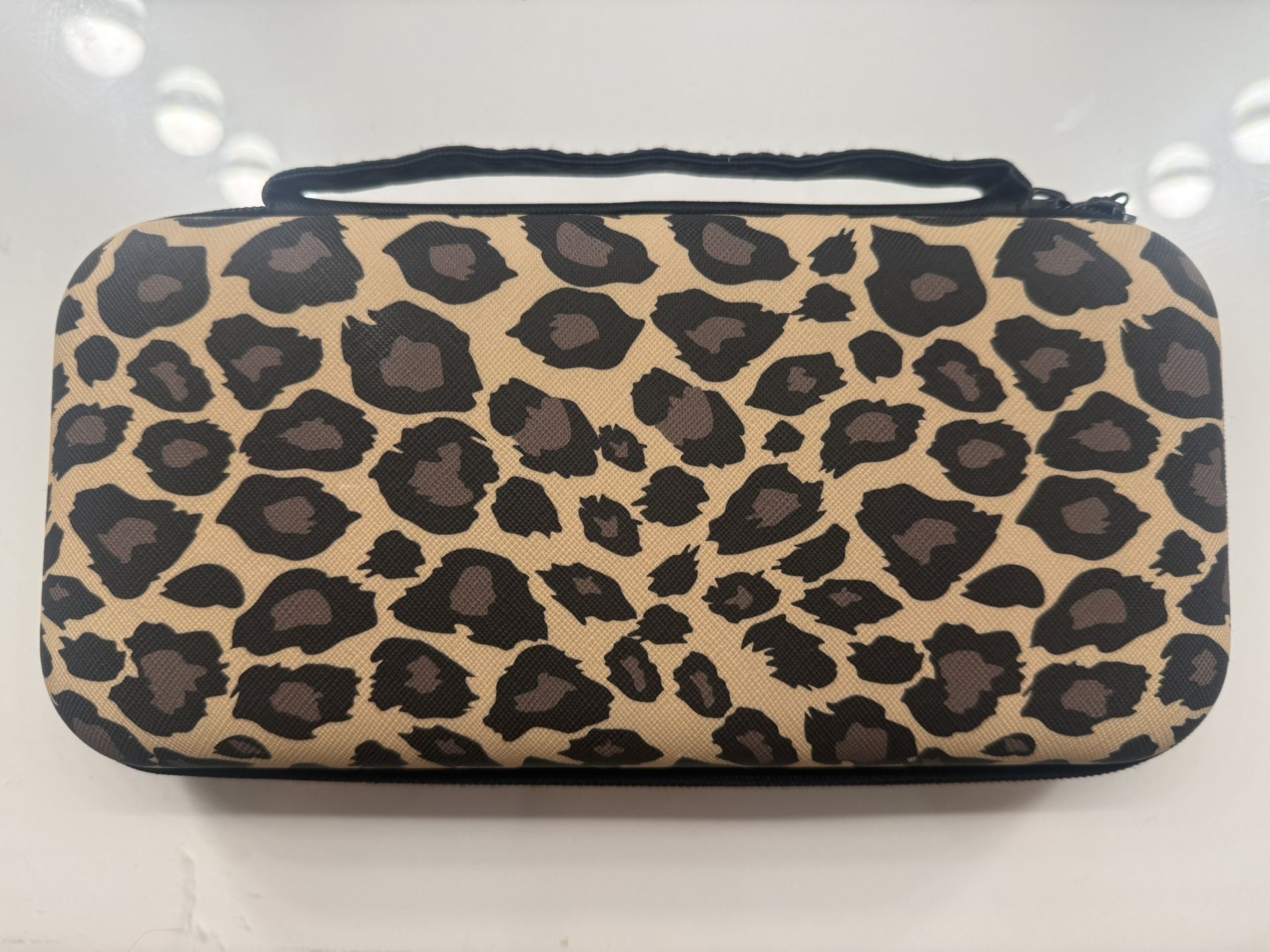 Nintendo Switch OLED Leopard Zip Around Carrying Case