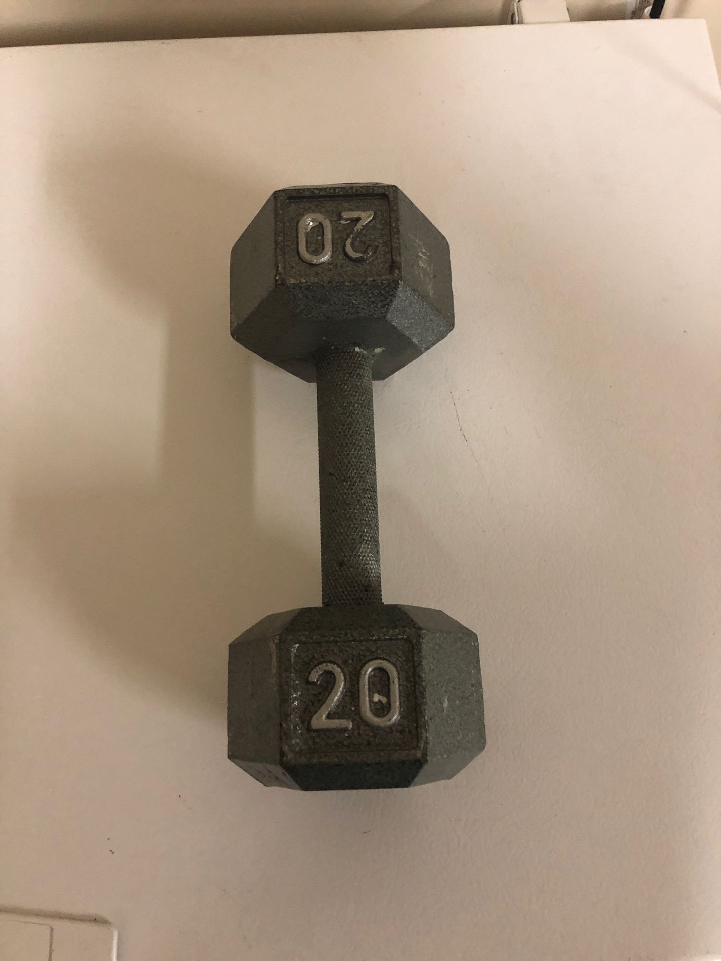 20 pound dumbbell-weight