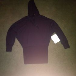 M, Black Hoodie 