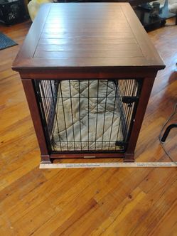Luxury Mahogany Pet Residence Dog Crate