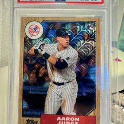 Aaron Judge 2017 Rookie Yankees Topps Silver Pack PSA 9 Mint