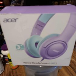 Kids Headphone With Cord For School- Over Ear 85/94db Volume Limit, 3.5mm Jack Foldable Stereo Sound Headset For Toddler Girl Boy Learning Enhancement