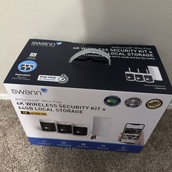 Swann Wireless 3 Camera Security Kit 4K BRAND NEW!!!