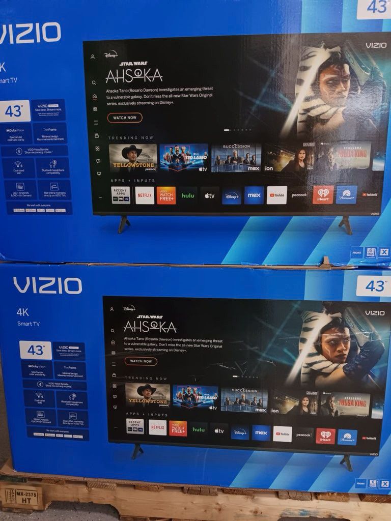 43 Screen Led Smart 4k Ultra HDTV By Hulu Pandora Netflix