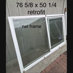 New White Vinyl Window