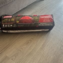 Coleman Flatwoods (4 Person ) Tent and Freeland 2 Sleeping Pad 