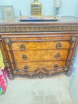 Large wood dresser