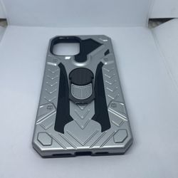 For iPhone 12 Pro Max Silver Hard Cover Protective Case 