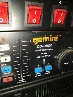 GEMINI CD-9500 PROFESSIONAL DUAL CD PLAYER