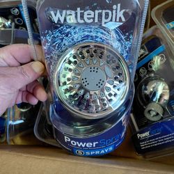 Waterpik Showerhead In Brushed Nickel, Multiple Available 