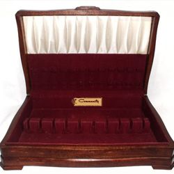 Vintage Oneida Community The Finest Silverplate Wood Box