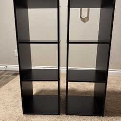 Black Cube Bookshelves