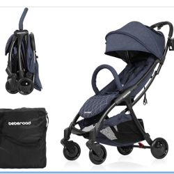Beberoad Lightweight Travel Stroller, Compact Foldable Baby Stroller