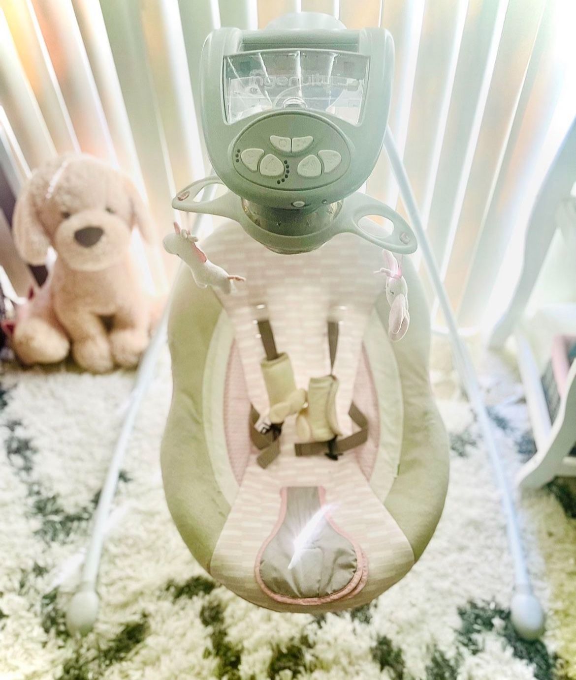 Ingenuity Baby Girls Swing LIKE NEW 