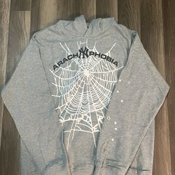 Sp5der Worldwide Arach NY Phobia Hoodie in grey