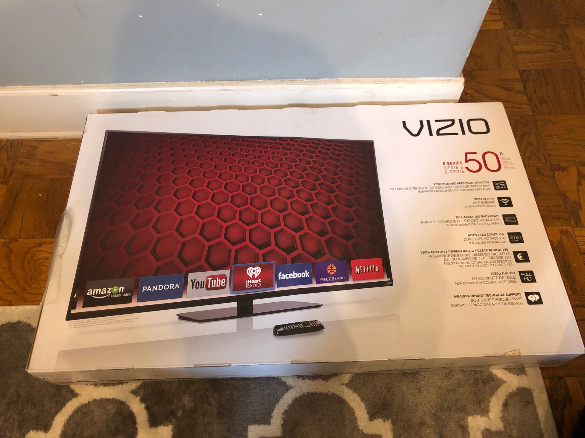 Vizio 50” smart TV + additional Roku stick