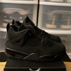 AIR JORDAN RETRO 4 OG “BLACK CAT “ 6.5 Youth 2025 $220