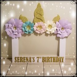 Unicorn birthday party decorations
