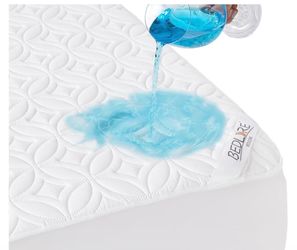 BEDLORE Waterproof Mattress Protector, Full Size Mattress Pad with Deep Pocket 6"-15" Depth, Soft Breathable Double Bed Mattress Cover for Bedroom, Co