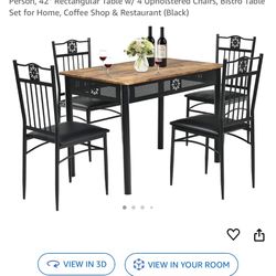 5 Piece Dinning Table 