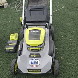 Ryobi 21-in 3-in-1 Self Propelled Lawn Mower 