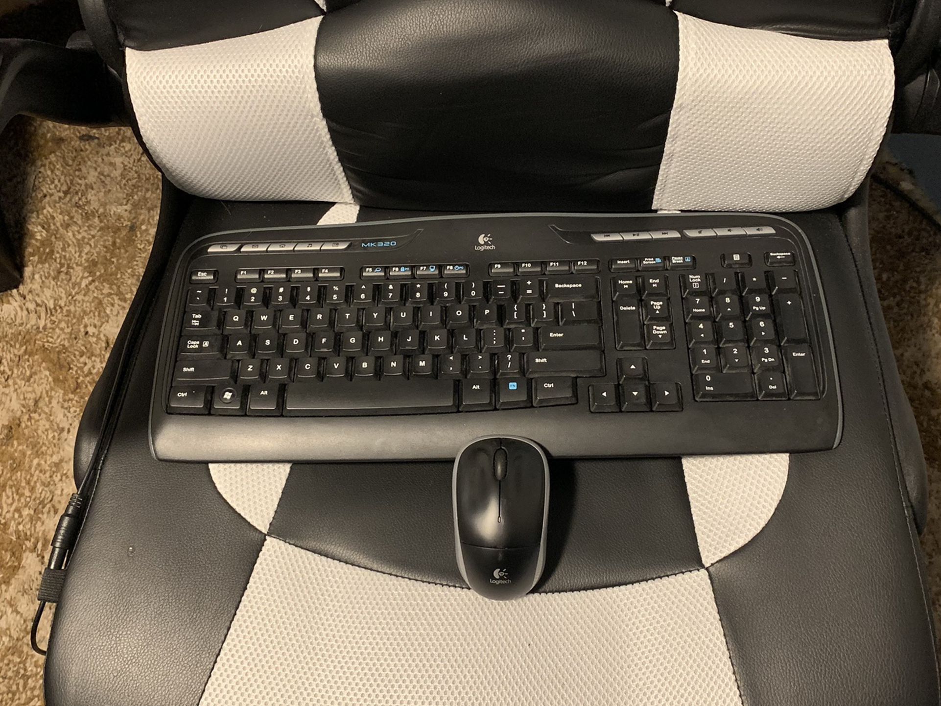 Logitech, Office Keyboard And Mouse