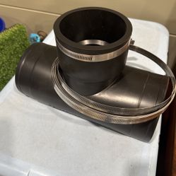 Saddle T Pipe Fittings 6”/4”