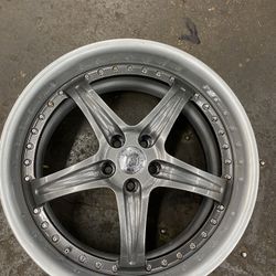 20” 5x112 iforged trial rims, newly refinished